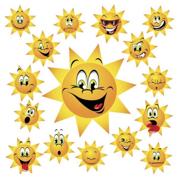 Маленькие солнышки печать