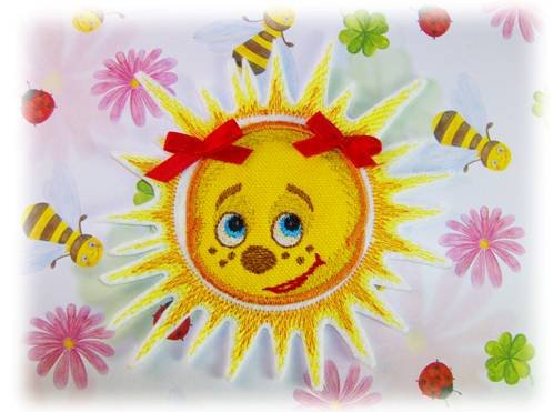 Солнышко веснушки детям