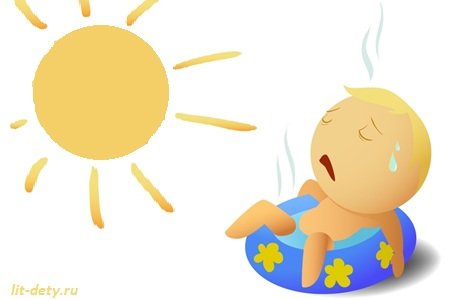 Вредное солнце иллюстрация