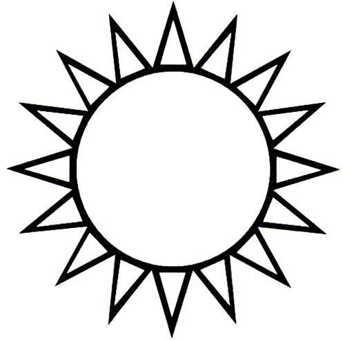 Форма солнца