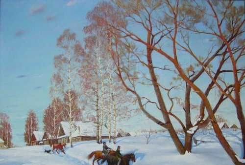 Константин Фёдорович Юон мартовское солнце