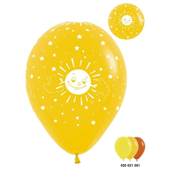 Воздушные шарики солнышко