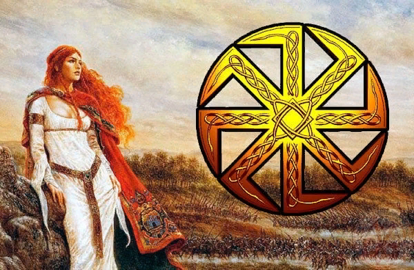 Изображение солнца у славян