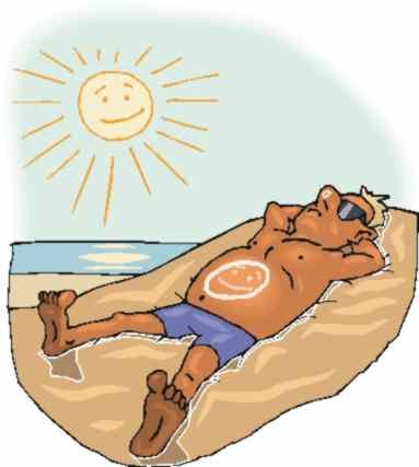 Картинки прикольные обгоревших на солнце (67 фото)