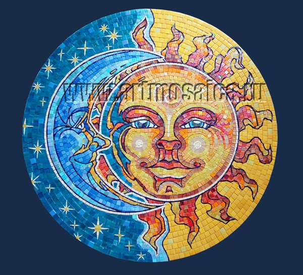 Славянское изображение солнца и Луны