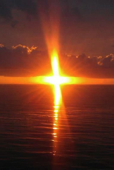 Закат на закате крест