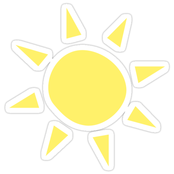 Стикер солнышко