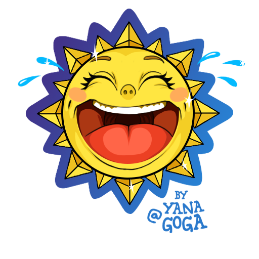 Солнце мультяшное