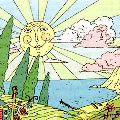 Солнышко и тучка