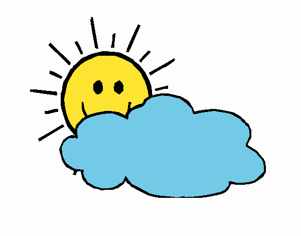 Солнышко и тучка