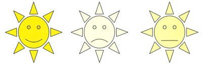 Грустное солнышко