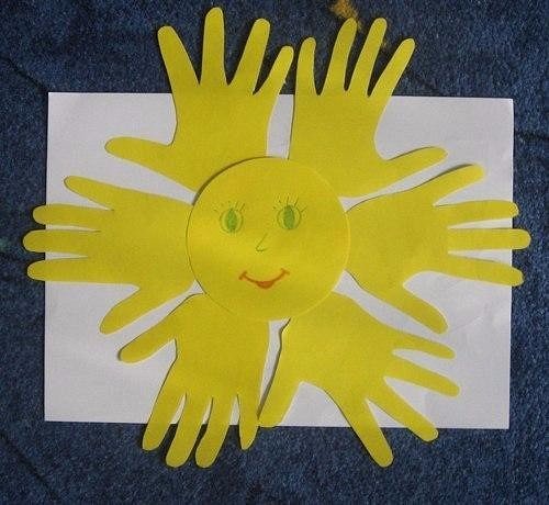 Солнышко из фетра