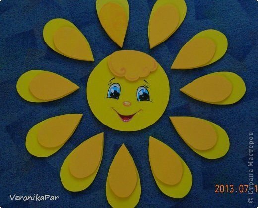 Рисование солнышко