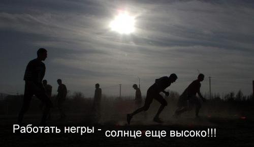 Работать негры солнце еще высоко
