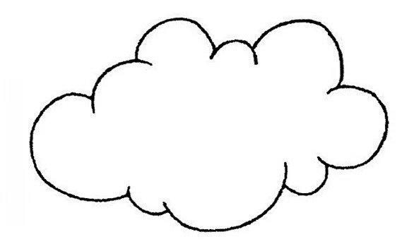 Облачко рисунок