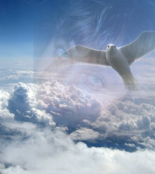 Душа улетает в небо