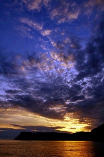 Небо цвета индиго