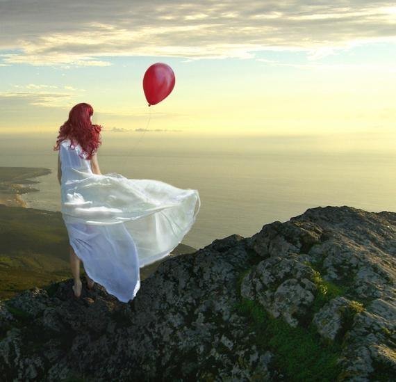 Улетающий воздушный шар