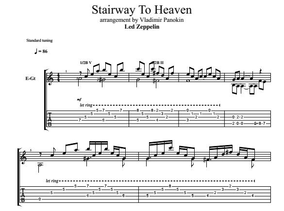 Led Zeppelin Stairway to Heaven