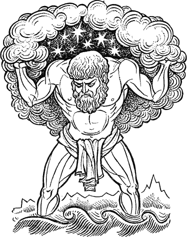 Атлант держит Небесный свод