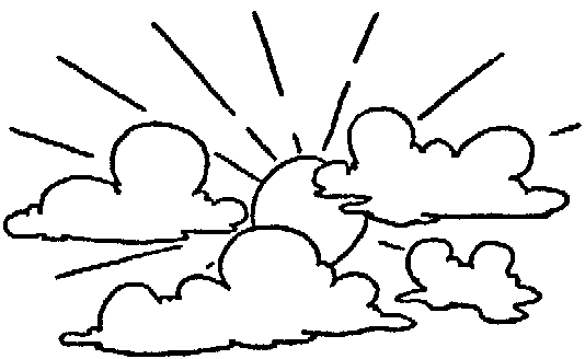 Раскраска небо