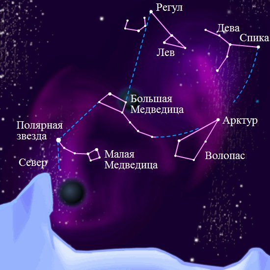 Созвездие малый Лев