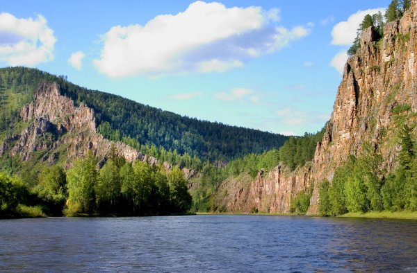 Река Киренга Иркутская