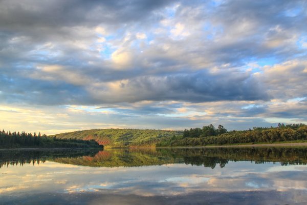Река ия в Тулуне