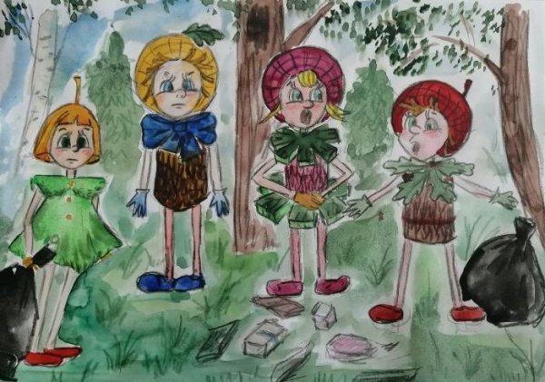 Эколята защитники природы зимой