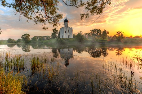 Храм Покрова на Нерли природа