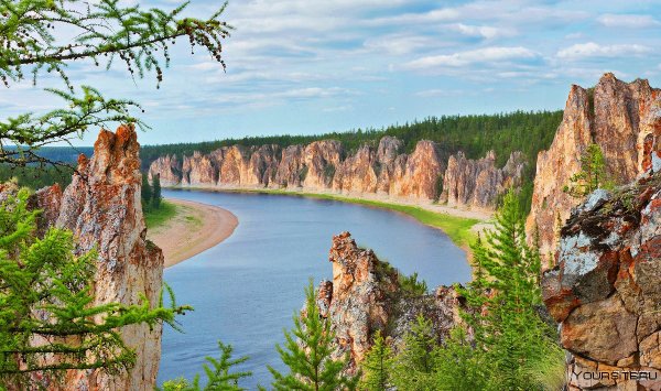 Река Амга Якутия
