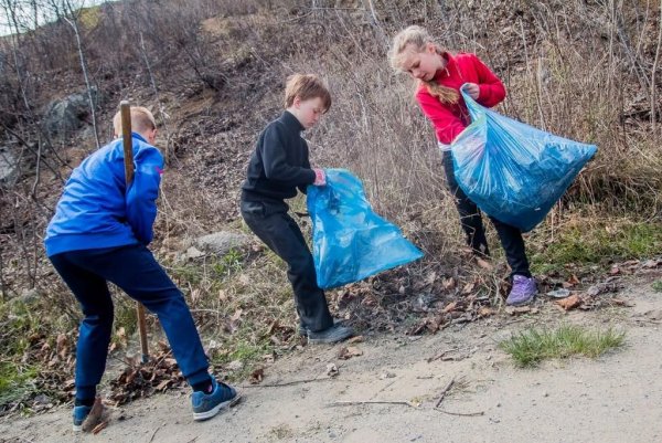 Уборка природы от мусора