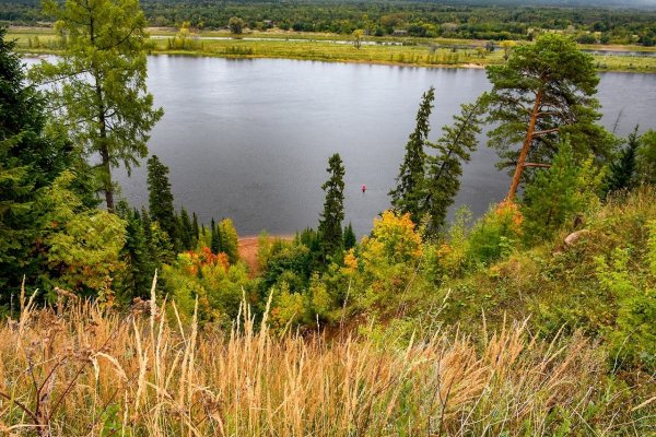 Кама река Сарапул осень