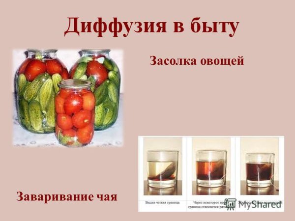 Опыты с диффузией