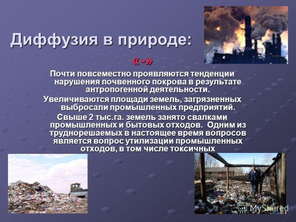 Диффузия в быту рисунок