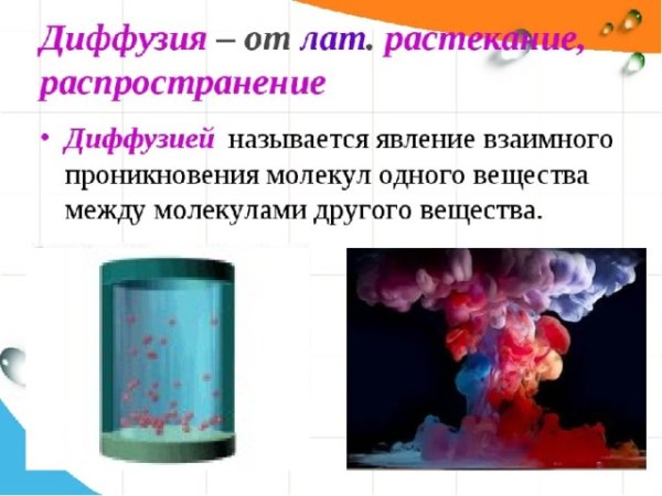 Диффузия вокруг нас