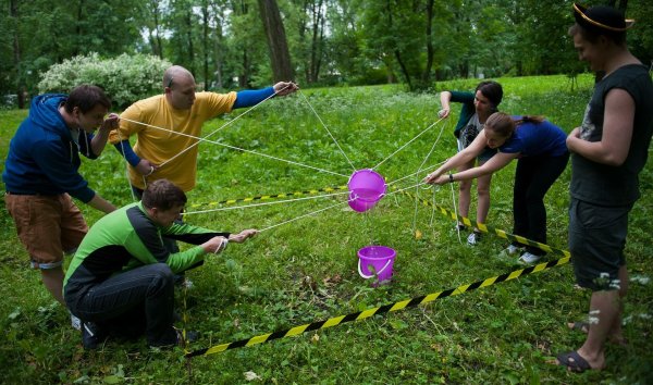 Пьяный корпоратив на природе