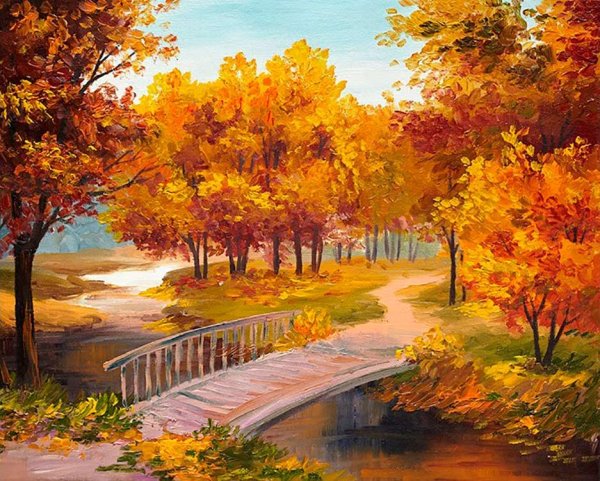 Осенние пейзажи детские