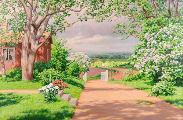 Художник Johan Krouthen (1858-1932)