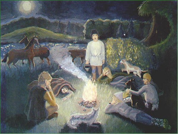 Бежин луг рассвет