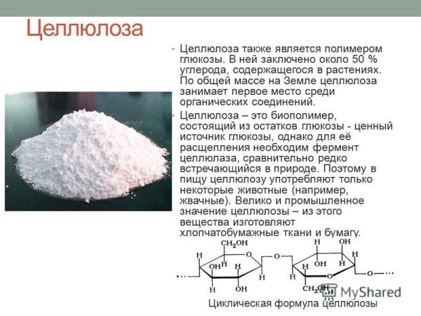Применение целлюлозы