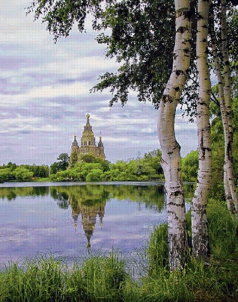 Ромашки и храм