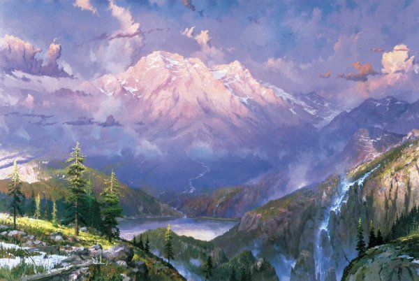 Австрийский художник Alois Arnegger 1879-1963
