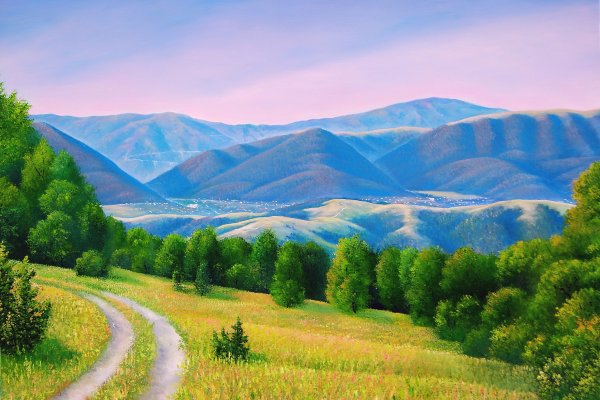 Рисунок на тему горы