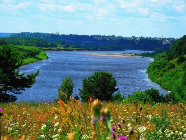 Пейзаж реки Ветлуга Нижегородской