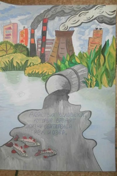 Экологический плакат