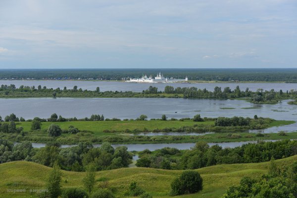 Река Волга Лысково