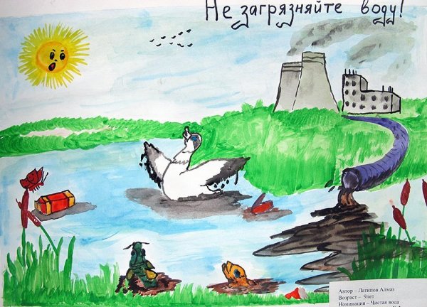Не засоряй водоемы