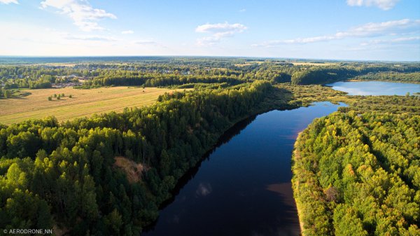 Парк Швейцария Нижний Новгород осенью