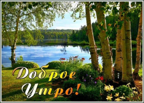 Открытки доброе утро природа